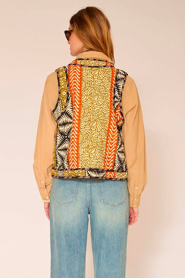 Gilet stampa africa