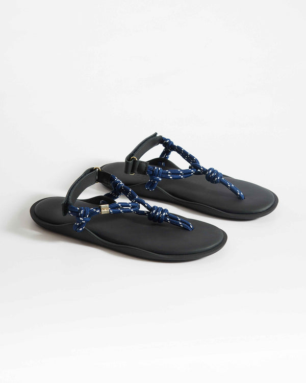 Sandali corda blu