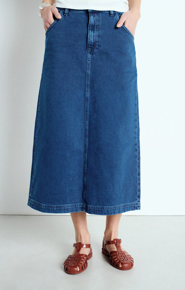 Gonna midi denim