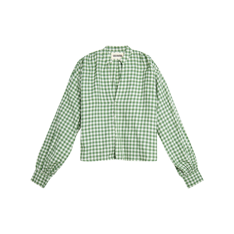 Camicia vichy verde