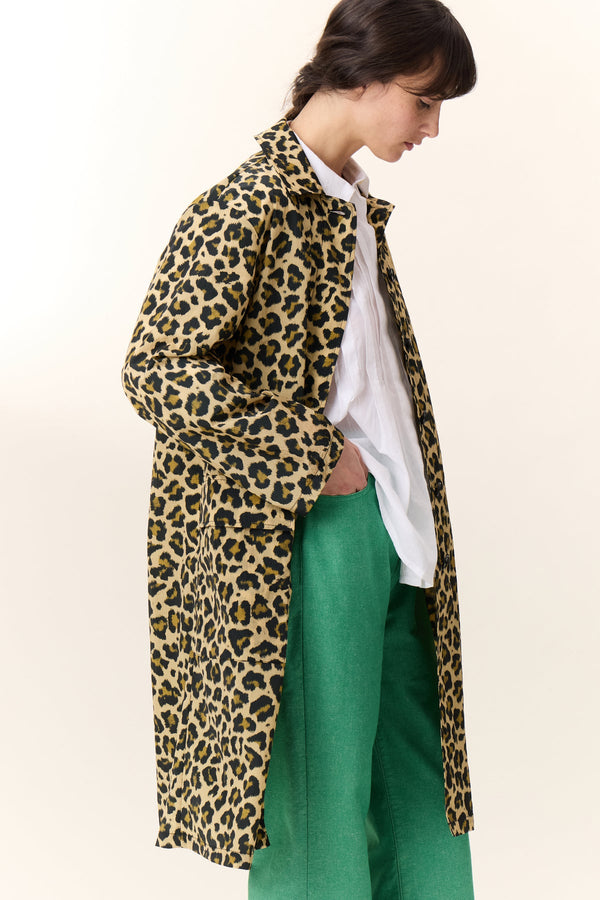 Trench animalier