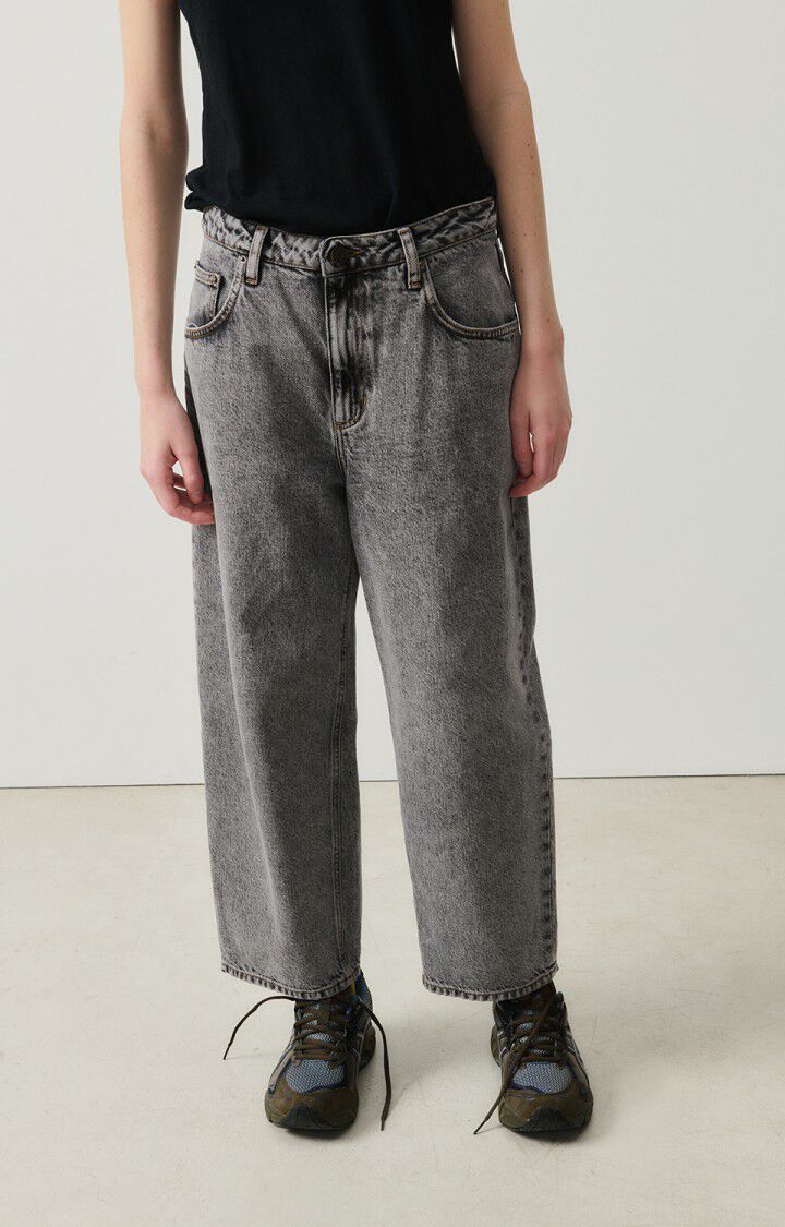 Jeans carrot grigi