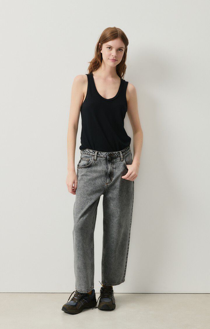 Jeans carrot grigi