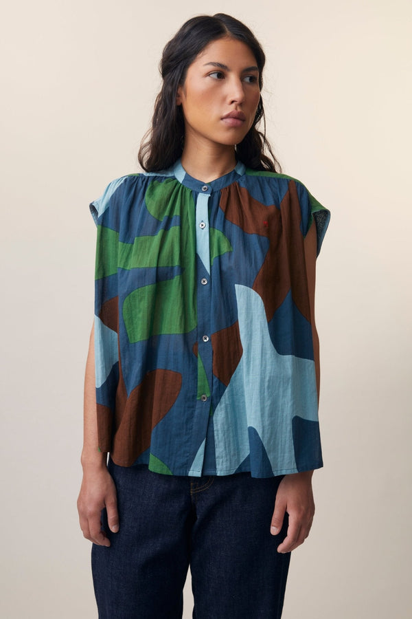 Camicia multicolor